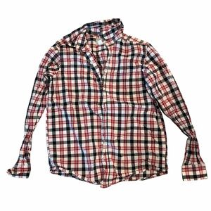 The Children’s Place Plaid Button Down Shirt Size L (10/12)